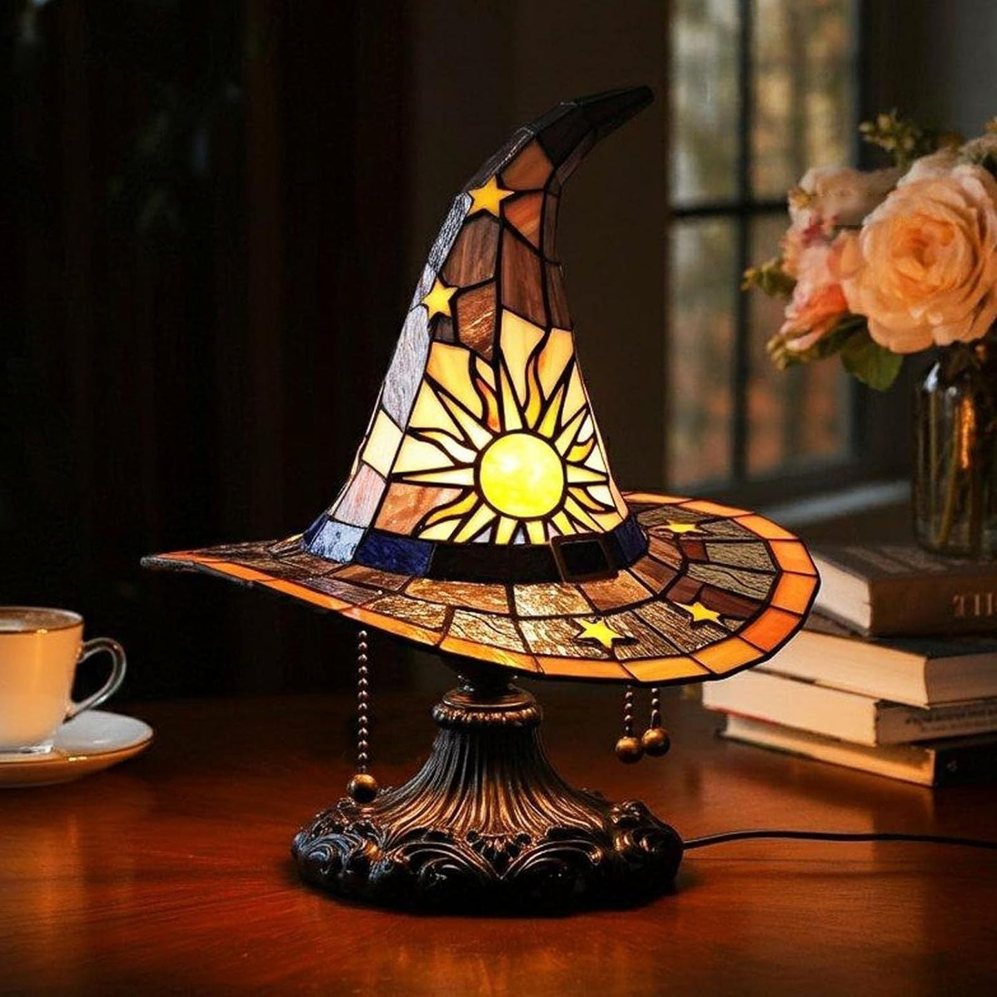 Bleiglas-Tischlampe — Zauberhaftes Licht für Wohlfühlmomente Zorenza