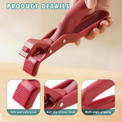 Silikon-Grip-Clip | Rutschfester Hitzeschutz für Schüsseln und Töpfe Zorenza