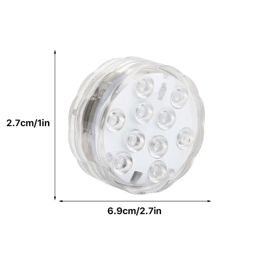 2+2 GRATIS | Wasserdichte LED-Poolbeleuchtung mit RF-Fernbedienung - bunte Poolpartys Zorenza