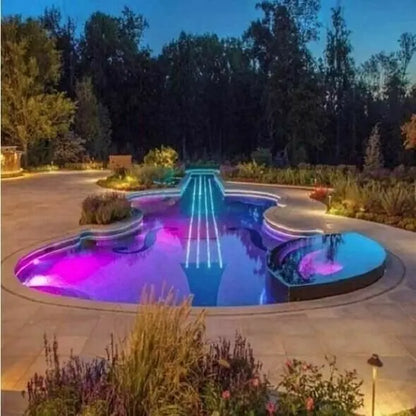 2+2 GRATIS | Wasserdichte LED-Poolbeleuchtung mit RF-Fernbedienung - bunte Poolpartys Zorenza