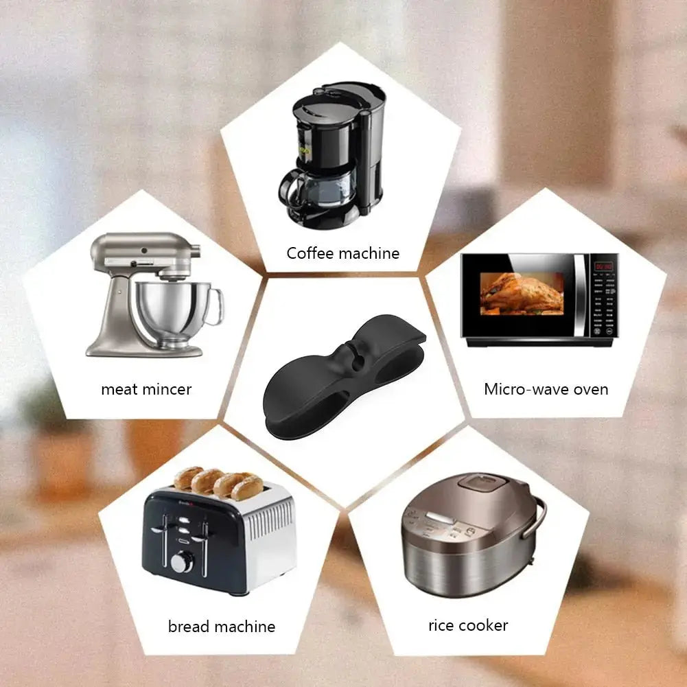 Wire Cable Organizer Tidy Management Clips Holder Adhesive Cord Storage Wrapper Winder for Kitchen Appliances Computer Charger - Lozenza