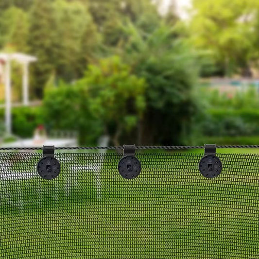 50 Stück Garten-Netz-Klemmen – Langlebig und einfach für Netze befestigen Zorenza
