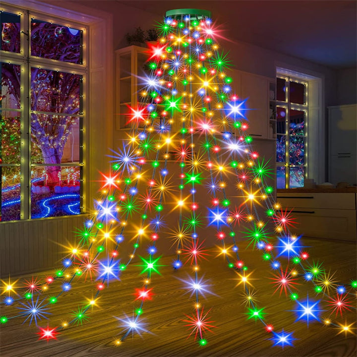 Weihnachtsbaum Wasserfall Lichter — Schluss mit mühsamem Lichterwickeln Mivoza Deutschland