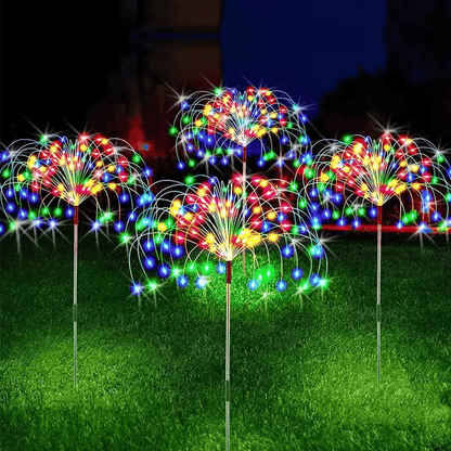 1+1 Graits - Solar Feuerwerk Lichterkette Zorenza
