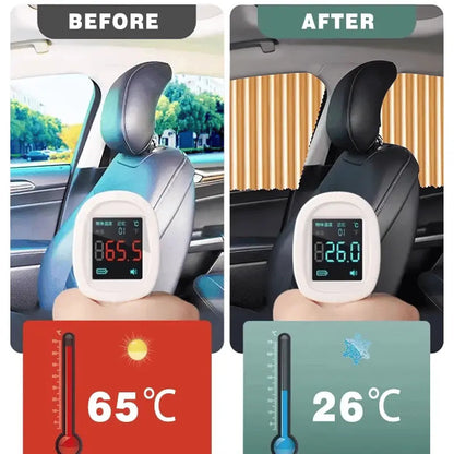Universeller Auto-Fenstersonnenschutz mit magnetischer Befestigung und UV-Schutz Zorenza