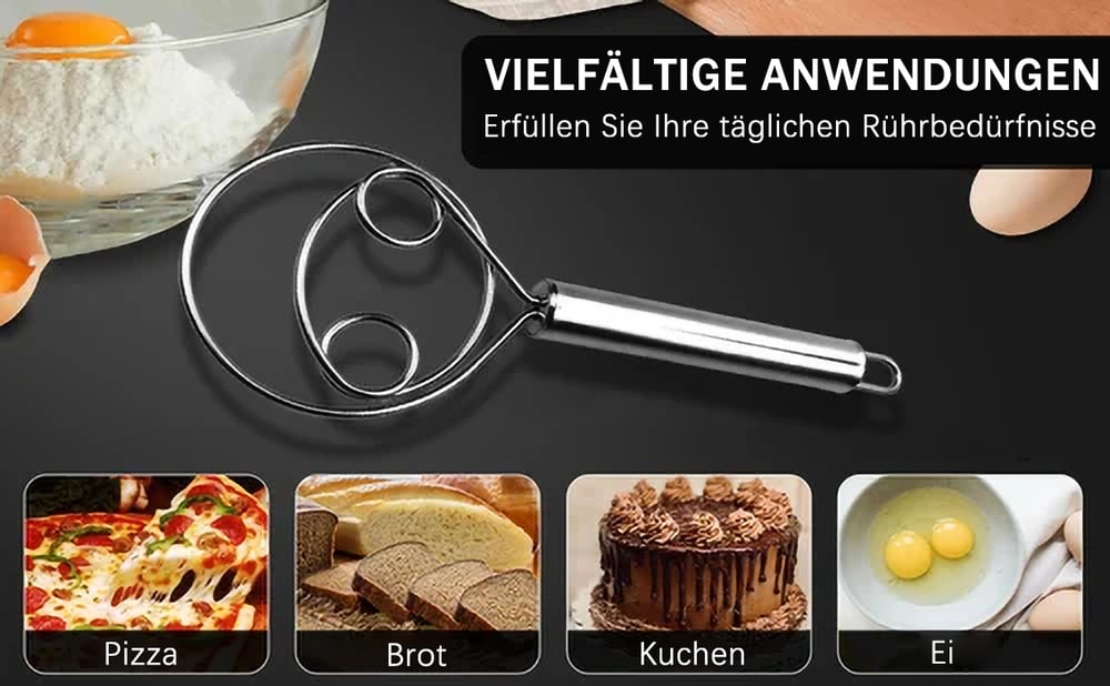 🎁Teigmixer aus lebensmittelechtem Edelstahl Zorenza