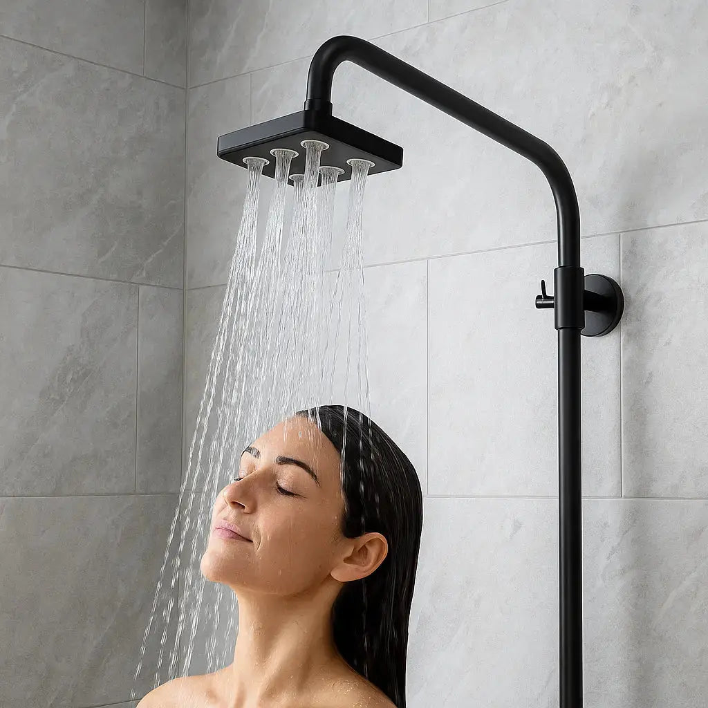 360° Duschkopf mit Regeneffekt | Passend für alle Duschen Mivoza Deutschland