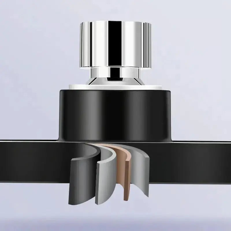 360° verstellbarer quadratischer Duschkopf – Hochdruck & luxuriöser Wasserfluss Mivoza Deutschland