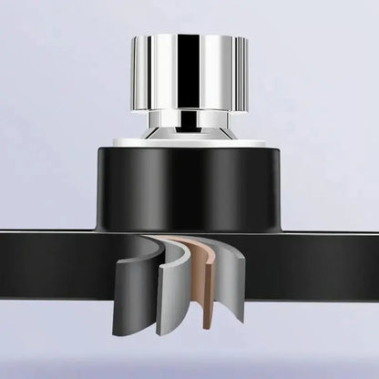 360° verstellbarer quadratischer Duschkopf – Hochdruck & luxuriöser Wasserfluss Mivoza Deutschland