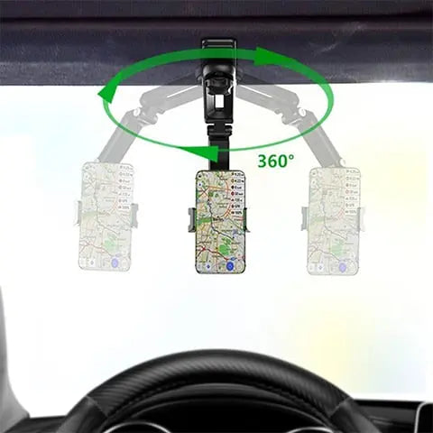 360° drehbare & ausziehbare Handyhalterung fürs Auto – Mit flexiblem Teleskoparm Zorenza