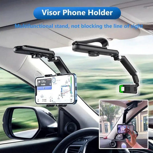 360° drehbare & ausziehbare Handyhalterung fürs Auto – Mit flexiblem Teleskoparm Zorenza