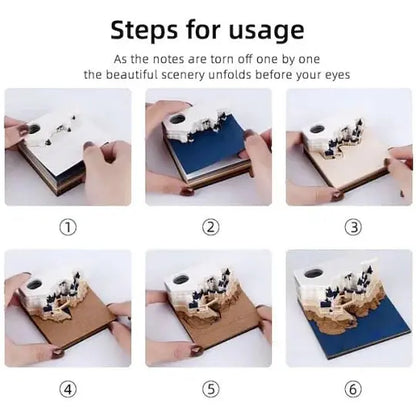 3D Hogwarts Schloss-Kalender | Magischer Advent mit sanftem Licht Zorenza