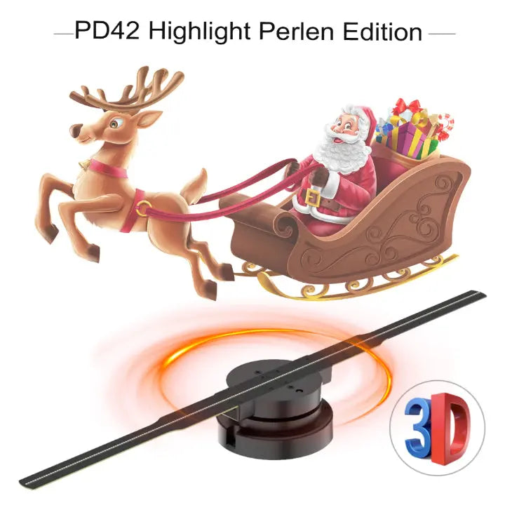 3D Holografischer LED-Display-Ventilator Zorenza