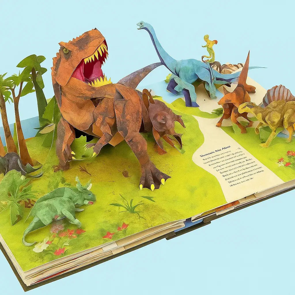 3D-Pop-up-Buch Dinosaurier