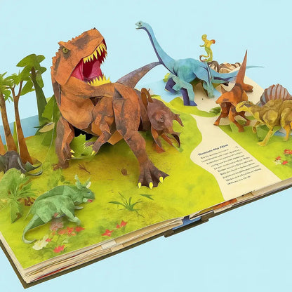 3D-Pop-up-Buch Dinosaurier