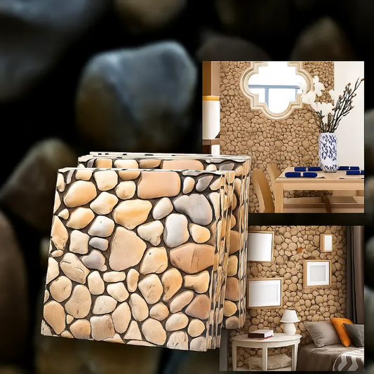 3D-Wandpaneele Steinoptik (10er-Set) – Verleihen Sie Ihren Wänden natürlichen Charme & Tiefe Zorenza