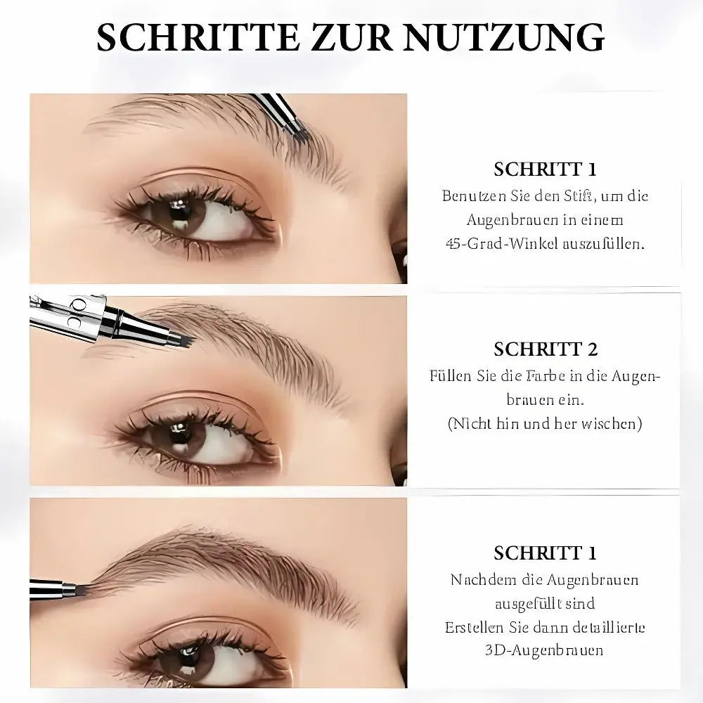 3D wasserfester microblading-augenbrauenstift Zorenza