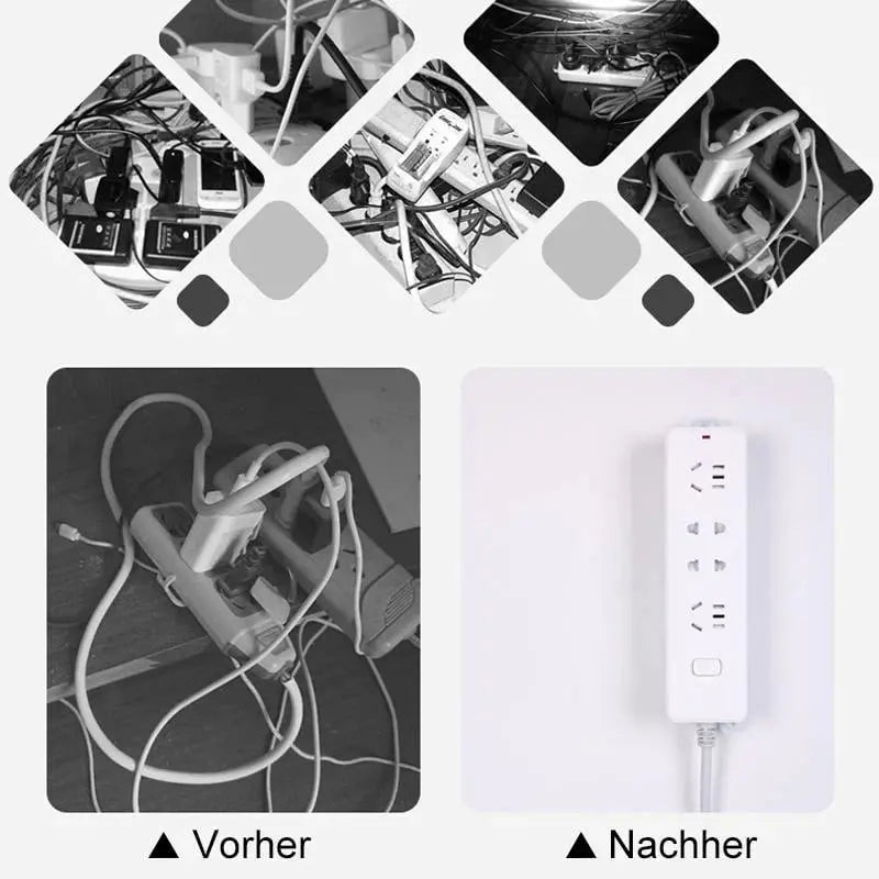 3+3 Gratis | CleanHold® Selbstklebender Stanzfreier Sockelhalter Zorenza