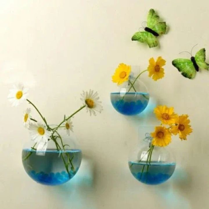 1+1 Gratis | Elegante Glas-Wandvase – Minimalistischer Pflanzenhalter Zorenza