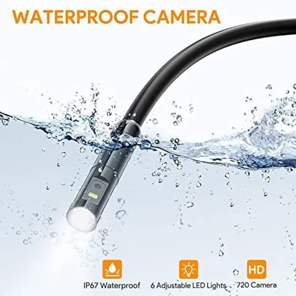 Endoskopkamera Wasserdicht — HD Inspektionskamera mit 5m Kabel Zorenza