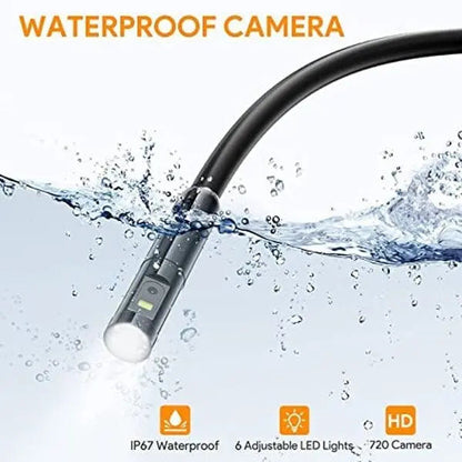 Endoskopkamera Wasserdicht — HD Inspektionskamera mit 5m Kabel Zorenza