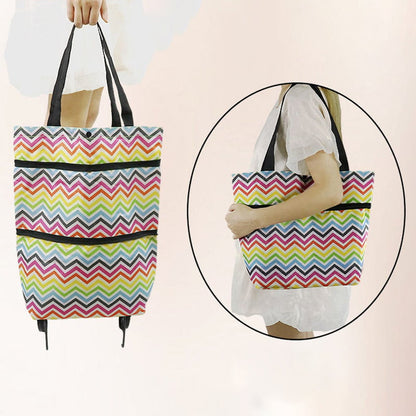 🔥Shopping Bag Folding Green Bag Zorenza