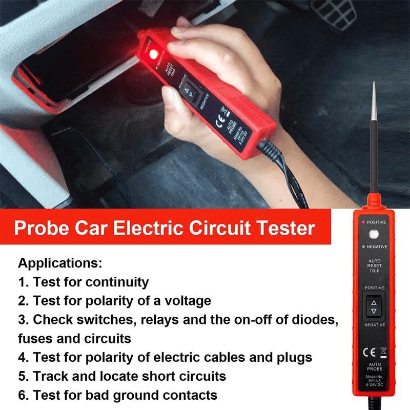 Auto-Schaltkreistester – 6-24V Elektrisches Diagnosetool Zorenza