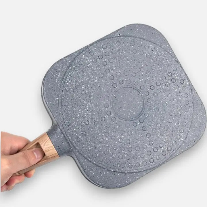 4-Kammer Bratpfanne mit Maifan-Steinbeschichtung – Für Eier, Pfannkuchen & kleine Mahlzeiten Zorenza