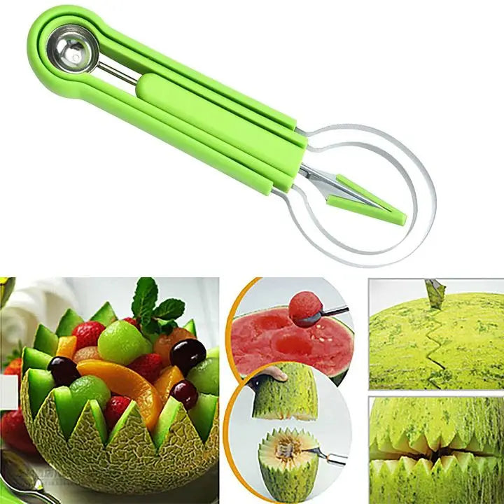 4-in-1 Edelstahl-Fruchtschneider-Set Zorenza