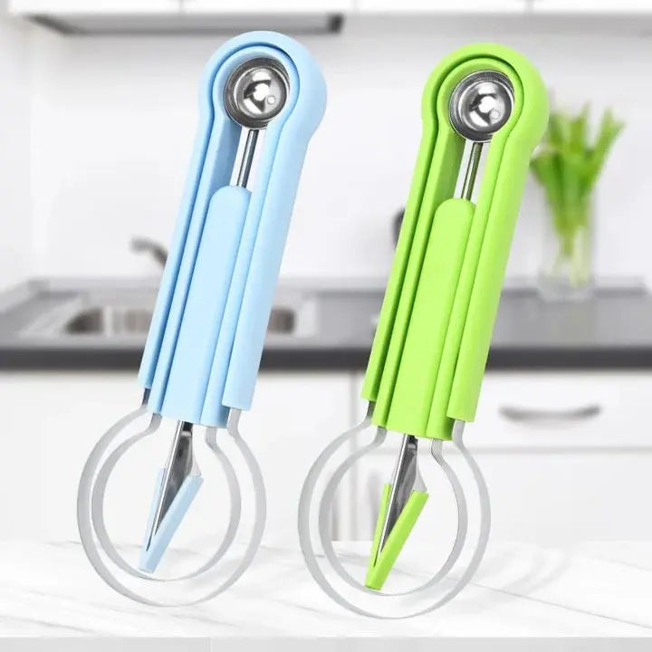 4-in-1 Edelstahl-Fruchtschneider-Set Zorenza