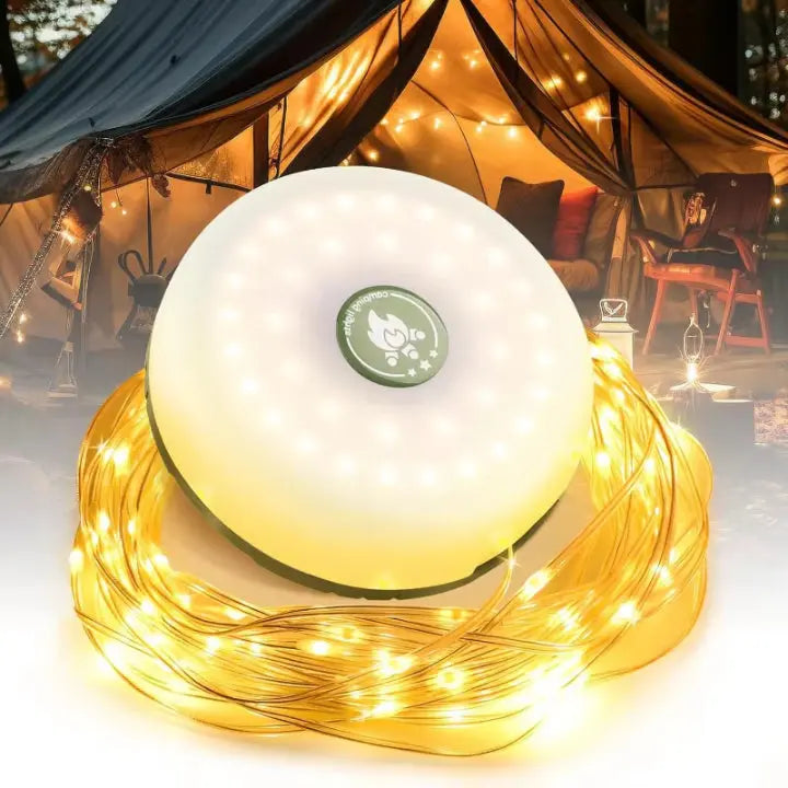 4-in-1 Multifunktions-Campinglicht – Licht, Strom & Komfort
