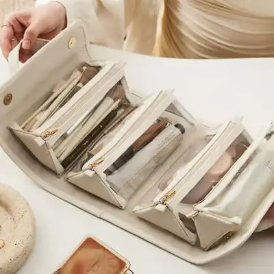 4-in-1 Tragbare Wasserdichte Kosmetiktasche – Stylisher und Vielseitiger Reiseorganizer Zorenza