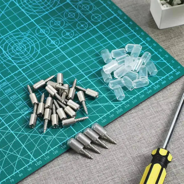 40 Stück selbstschraubende Regalhalter