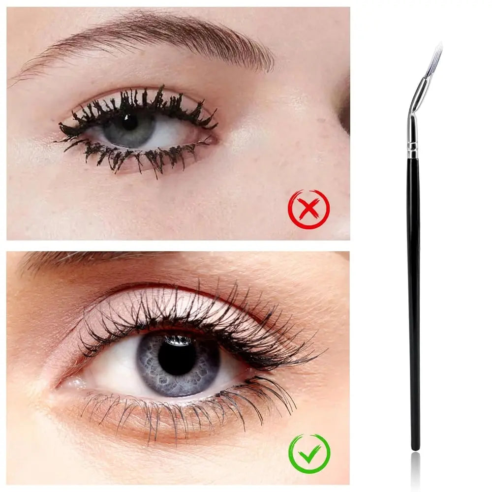 1 Gratis 1 Klappbare Wimpernbürste mit Winkelkopf – Perfekt für hektische Morgen Zorenza