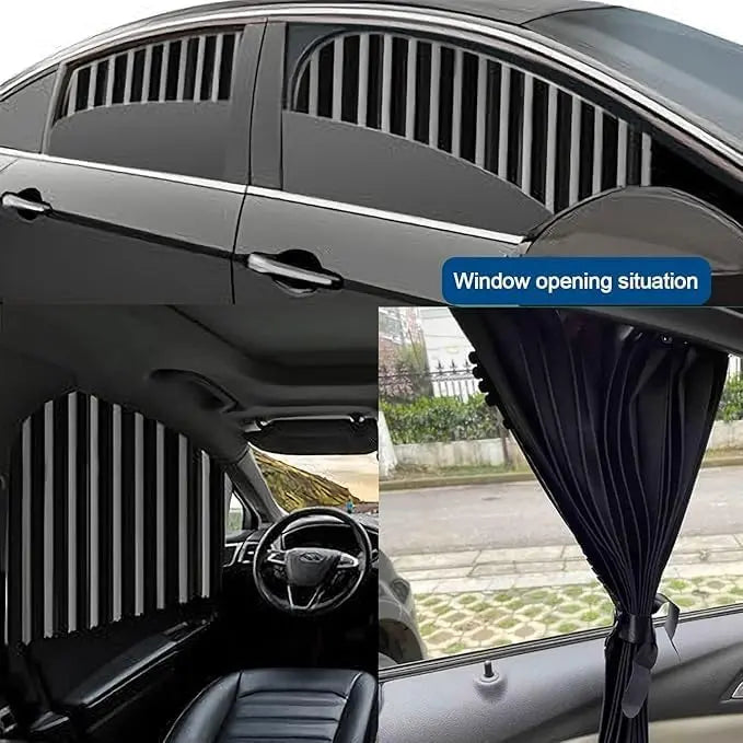 Universeller Auto-Fenstersonnenschutz mit magnetischer Befestigung und UV-Schutz Zorenza