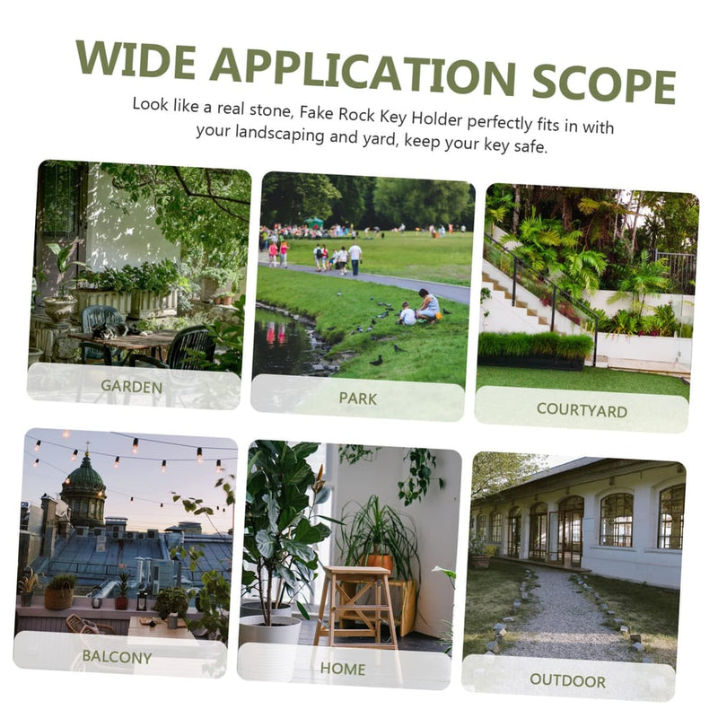 Steinschlüssel Versteck – Unauffällig, Wetterfest und Ideal für den Garten Zorenza