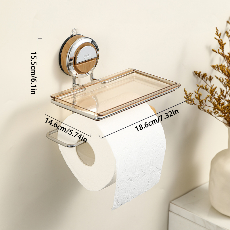 Toilettenpapierhalter | Elegante bohrfreie Montage aus Edelstahl Zorenza