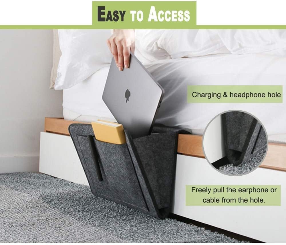 1+1 GRATIS | Hängende Bett-Organizer – Platzsparende Aufbewahrung mit großen Taschen Zorenza