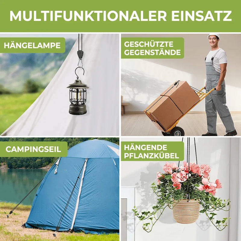 4 m Winddichtes Outdoor – Seil Stabil und sicher Zorenza