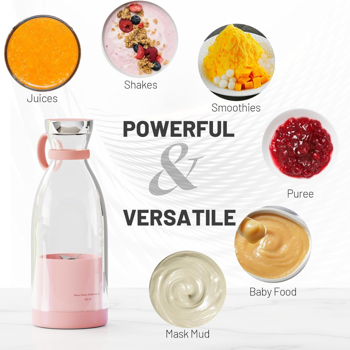 Tragbarer Mixer — Frische Smoothies überall genießen Zorenza