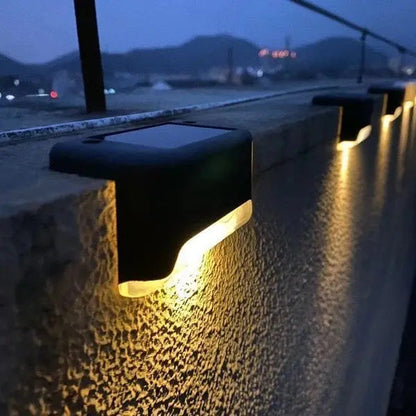 4er-Set Solar-Terrassenlichter – Wetterfestes Außenlicht Zorenza