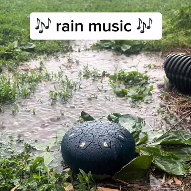 Regen-Trommel Klangspiel — Entspannende Musik des Regens genießen Zorenza