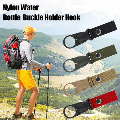 4er-Set robuste Nylon-Flaschenhalter mit Karabiner – Effizient beim Wandern & Reisen Zorenza