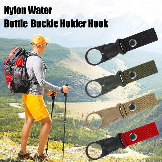 4er-Set robuste Nylon-Flaschenhalter mit Karabiner – Effizient beim Wandern & Reisen Zorenza