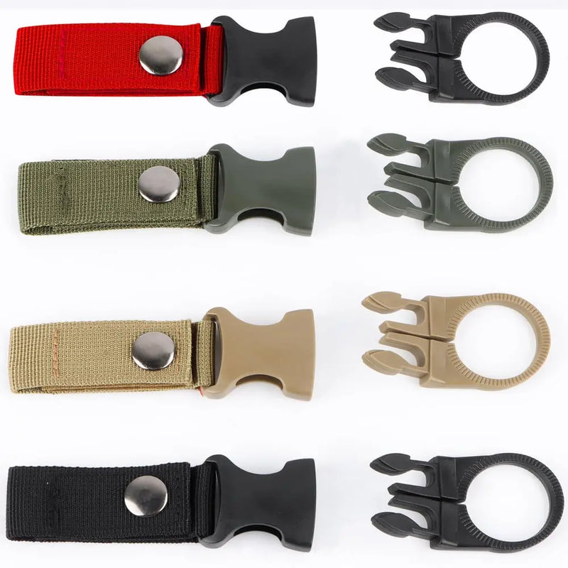 4er-Set robuste Nylon-Flaschenhalter mit Karabiner – Effizient beim Wandern & Reisen Zorenza