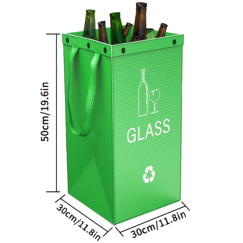 Klappbarer 3-in-1 Mülleimer – Robuster Recyclingbehälter mit großem Fassungsvermögen Zorenza