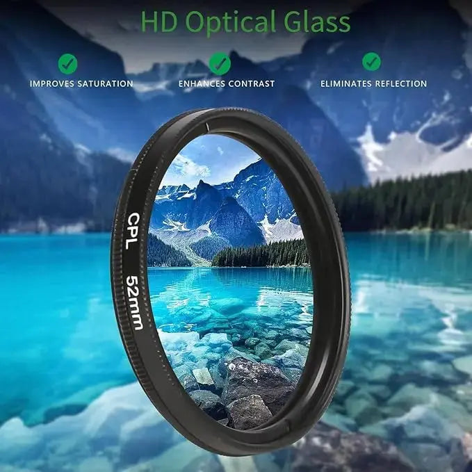 52mm CPL-Filter für Mobiltelefon – Weniger Blendung & Bessere Farben Zorenza