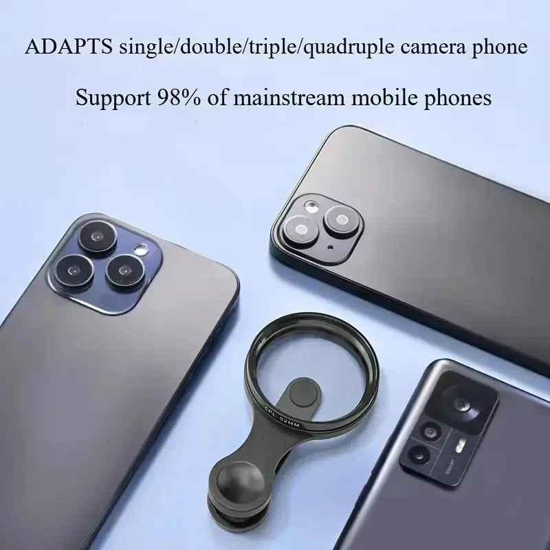 52mm CPL-Filter für Mobiltelefon – Weniger Blendung & Bessere Farben Zorenza