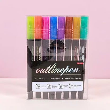 Metallic-Marker Set – Kreative Effekte auf jedem Untergrund Zorenza