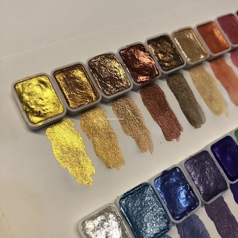 Aquarellfarben-Set | Lebendige Farben für strahlende Kunstwerke Zorenza